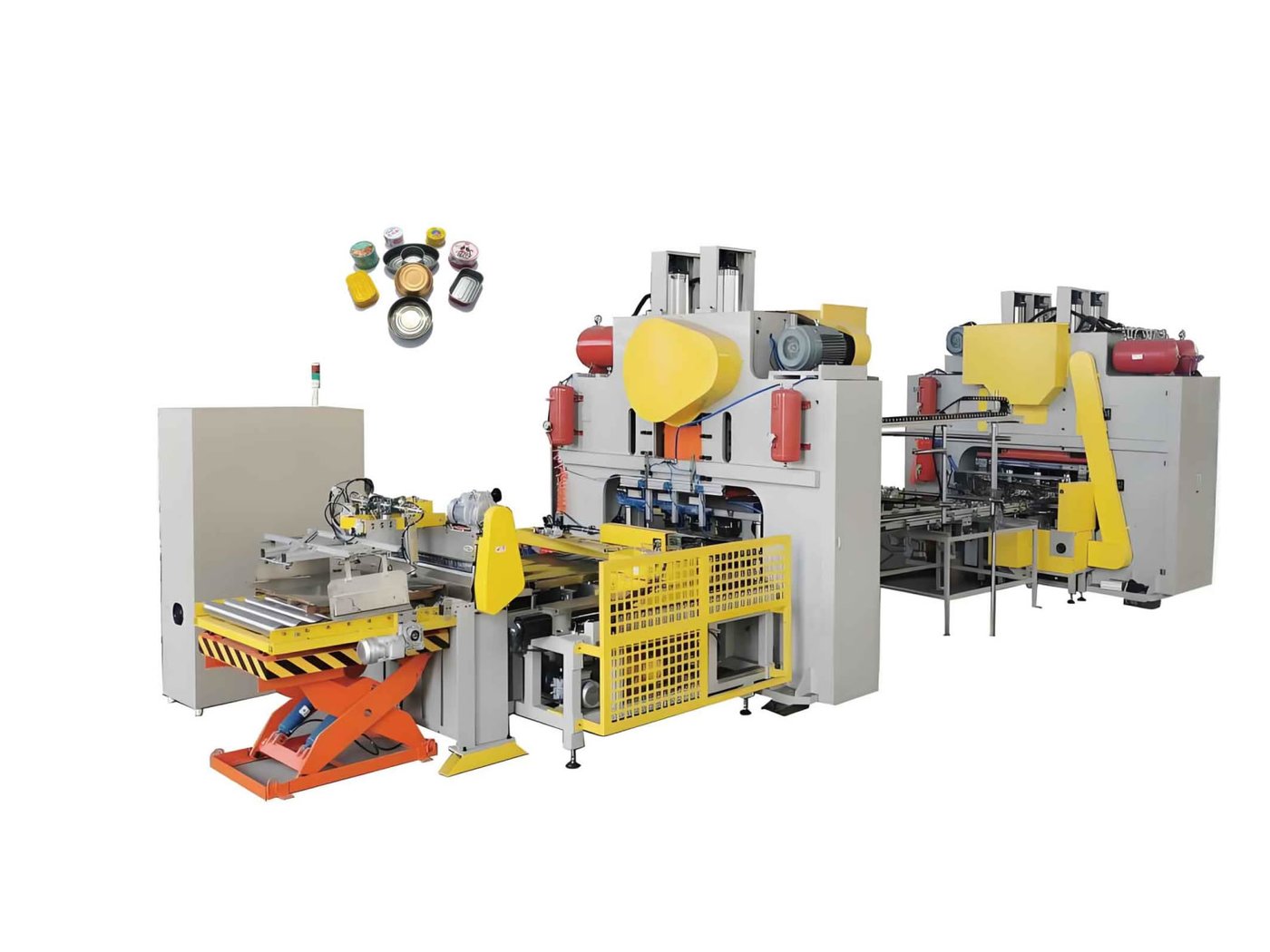Metal Can and Lid Production Equipment - Automatic Can Making Line